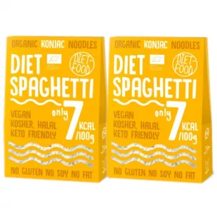 Diet-Food Makaron konjac spaghetti Zestaw 2 x 385 g Bio - Makaron - miniaturka - grafika 1