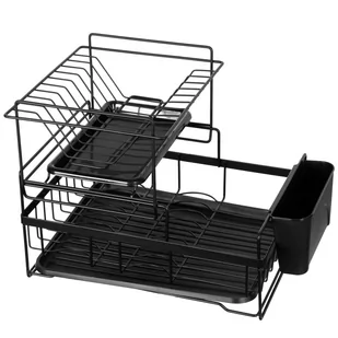 Suszarka do naczyń dwupoziomowa Ociekacz 38 x 27 x 30 cm BRUNBESTE BB-2348 - Suszarki do naczyń - miniaturka - grafika 1