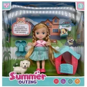 Lalki dla dziewczynek - Lalka z pieskiem - miniaturka - grafika 1