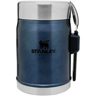 Termosy - Stanley CLASSIC TERMOS OBIADOWY ZE SZTUĆCEM 400 ML NIEBIESKI STAL NIERDZEWNA TWORZYWO SZTUCZNE 10-09382-006 - miniaturka - grafika 1