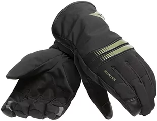 DAINESE PLAZA 3 D-DRY GLOVES BLACK BRONZE-ZIELONY M - Rękawice motocyklowe - miniaturka - grafika 1