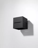 Lampy ścienne - Sollux Lighting Kinkiet LOBO czarny DEEP SPACE - miniaturka - grafika 1