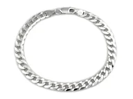 Bransolety męskie - Bransoletka srebrna 925 męska gruba pancerka 22cm idealna na prezent - miniaturka - grafika 1