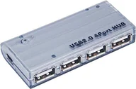 Huby USB - HUB USB PremiumCord 4 porty USB 2.0 ku2hub4 - miniaturka - grafika 1