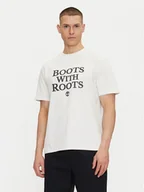 Koszulki męskie - Timberland T-Shirt TB0A6F4N Biały Regular Fit - miniaturka - grafika 1