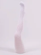 Rajstopy - Dziewczęce rajstopy żakardowe białe Yoclub r.68/74 - miniaturka - grafika 1