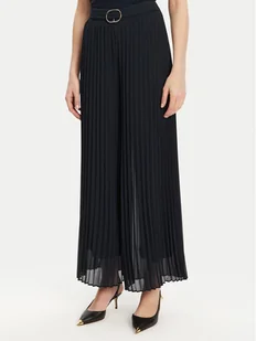 Morgan Spodnie palazzo 232-PCARY Granatowy Wide Leg - Spodnie damskie - miniaturka - grafika 1