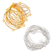 Oświetlenie świąteczne - SPRINGOS Lampki choinkowe SPRINGOS Lampki choinkowe 20 LED ciepły biały UNIWERSALNY 28342-uniw - miniaturka - grafika 1