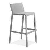 Fotele i krzesła ogrodowe - Krzesło Nardi TRILL STOOL Grigio - miniaturka - grafika 1
