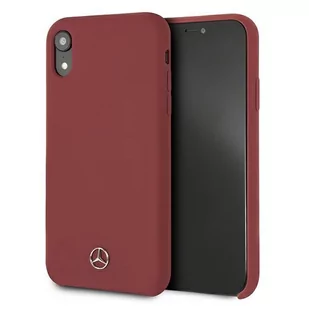 Mercedes MEHCI61SILRE iPhone Xr czerwony/red hardcase Silicone Line - Etui i futerały do telefonów - miniaturka - grafika 1