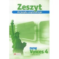 Książki do nauki języka angielskiego - McBeth Catherine Voices New 4 Zeszyt do jęz. angielskiego MACMILLAN - miniaturka - grafika 1