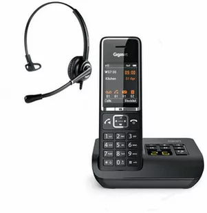 Telefon bezprzewodowy z słuchawką call center Gigaset 550 AM + Platora Pro-M - Telefony stacjonarne - miniaturka - grafika 1