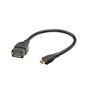 Hama Kabel USB 2.0 - microUSB-B OTG, 0.15 m - Kable USB - miniaturka - grafika 1