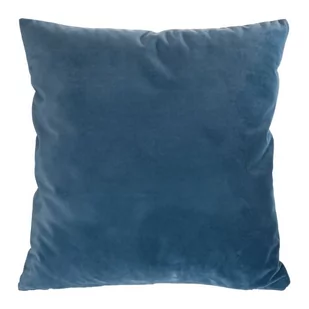 Euro Firany Poszewka Velvetowa Kristi 45 x 45 Ciemnoniebieski 1219632 - Poszewki na poduszki - miniaturka - grafika 1