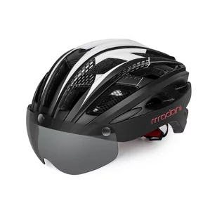 Kask rowerowy z szybą fotochromową madani HT19 - Kaski rowerowe - miniaturka - grafika 1