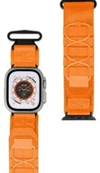 Akcesoria do smartwatchy - Bizon Sportowy pasek do zegarka Strap Watch Adventure do Apple Watch 42/44/45/49 mm, pomarańczowy - miniaturka - grafika 1