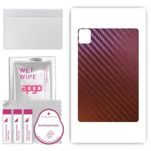 folia naklejka skórka strukturalna na TYŁ do Blackview Tab 30 WiFi - Carbon Kameleon CAKA5 - apgo SKINS - Akcesoria do tabletów i e-booków - miniaturka - grafika 1