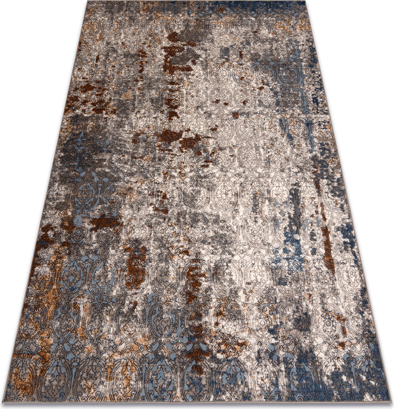 Dywan NAIN Ornament vintage 7700/51622 beż / granat / terakota beżowy 200x300 cm
