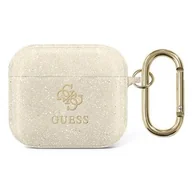 Akcesoria do słuchawek - Guess Guess GUA3UCG4GD AirPods 3 cover złoty/gold Glitter Collection GUE1107GLD - miniaturka - grafika 1