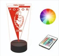 Lampy stojące - Lampka nocna na biurko POGOŃ SZCZECIN imię - miniaturka - grafika 1