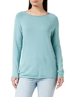 Bluzki damskie - Vero Moda Vmnellie Glory Ls długa bluzka Noos sweter, Niebieski Cameo, S - miniaturka - grafika 1