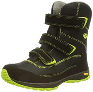 Śniegowce damskie - Brütting Arendal V Chłopcy Śniegowce, czarny/cytrynowy, 38 EU - miniaturka - grafika 1