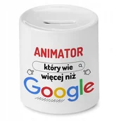 Skarbonki - Skarbonka Dla Animatora na Urodziny Prezent z Nadrukiem ze Zdjęciem - miniaturka - grafika 1