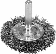 Materiały ścierne - YATO SZCZOTKA TARCZOWA Z TRZPIENIEM  50mm INOX - miniaturka - grafika 1