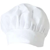 Dodatki do strojów karnawałowych - Czapka "Szefa Kuchni", biała, rozmiar uniwersalny - miniaturka - grafika 1