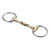 Akcesoria jeździeckie - Wędzidło oliwkowe START pełne podwójnie łamane - miniaturka - grafika 1