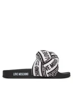 Klapki i japonki damskie - LOVE MOSCHINO Klapki JA28312G0MIW310A Biały - miniaturka - grafika 1