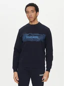 Bluzy męskie - Napapijri Bluza B-Vanni NP0A4IC8 Granatowy Regular Fit - miniaturka - grafika 1