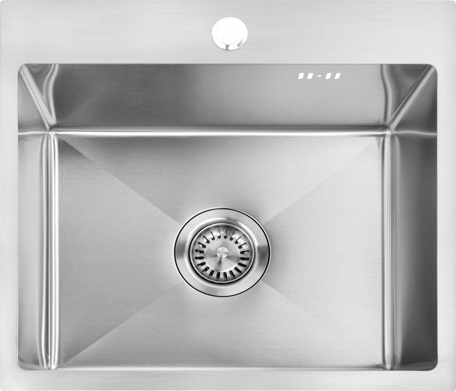 REA Zlewozmywak stalowy Leo 50 Nikiel szczotkowany