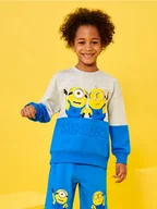 Swetry dla chłopców - Sinsay - Bluza Minionki - szary - miniaturka - grafika 1