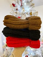 Czapki damskie - Gruba wełniana czapka beanie 100% wełna handmade - miniaturka - grafika 1