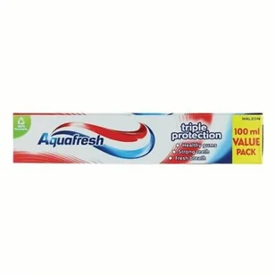 Aquafresh, Triple Protection, Pasta do zębów, 100ml - Pasty do zębów Aquafresh, Triple Protection, Pasta do zębów, 100ml - Pasty do zębów - miniaturka - grafika 1