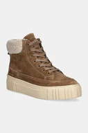 Botki damskie - Gant buty zamszowe Snowmont kolor brązowy na platformie ocieplone 29543705 G146 - miniaturka - grafika 1