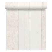 Tapety - Tapeta Drewno biała imitacja deski winylowa na flizelinie - miniaturka - grafika 1