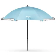 Parasole ogrodowe - NILS CAMP Parasol plażowy NC17114 2w1 XXL 240 cm Niebieski - miniaturka - grafika 1
