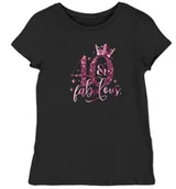 Koszulki i topy damskie - Koszulka damska na 40 urodziny 40 & Fabulous czarna S - miniaturka - grafika 1