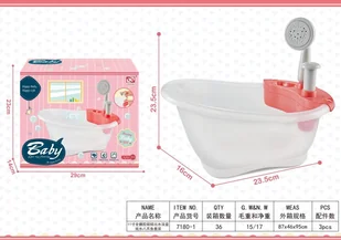 Akcesoria dla Lalek Wanna z Prysznicem EDUKAMP - Akcesoria dla lalek - miniaturka - grafika 1