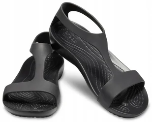 Sandały Damskie Czarne Crocs Serena Sandal 39,5 - Sandały damskie - miniaturka - grafika 1