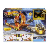 Samochody i pojazdy dla dzieci - Tor Hot Wheels Monster Trucks Wielka Stopa JBX64 - miniaturka - grafika 1