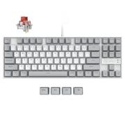 Klawiatury - 3inuS 87-Key 5-in-1 Mechanical Keyboard Hub Dual USB-C Cable Hot-Swappable - Red Switches - miniaturka - grafika 1