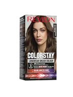 Farby do włosów i szampony koloryzujące - Revlon Colorstay Farba do włosów dla kobiet, trwała farbowanie, w tym maska wzmacniająca kolor, do 8 tygodni, odcień 5,3 jasnobrązowy złoty - miniaturka - grafika 1