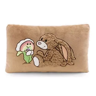 Nici: Poduszka królik Lopino - 43 x 25 cm - Kołdry i poduszki dla dzieci - miniaturka - grafika 1