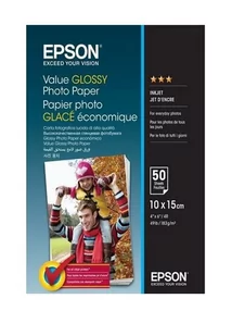 Epson Value Photo Paper 10x15 100 Kartek C13S400039 - Papier do drukarek - miniaturka - grafika 1