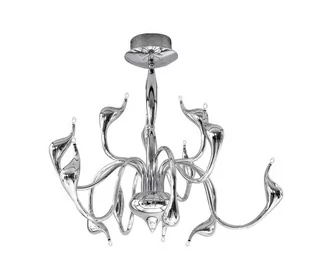 Azzardo Lampa wisząca SNAKE chrome MD6230-12-CH | AZ0044) - Lampy sufitowe - miniaturka - grafika 1