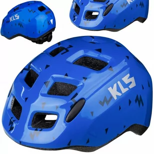 Kellys Kask dziecięcy ZIGZAG niebieski S 49-53cm K1330 - Kaski rowerowe - miniaturka - grafika 1