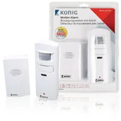 Systemy inteligentnych domów - KONIG Alarm z czujnikiem ruchu KONIG SAS-APW10 - miniaturka - grafika 1